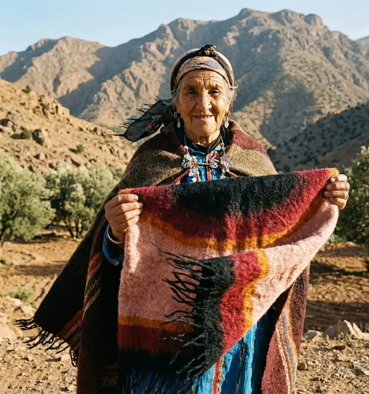 Adghar Fatima – Pièce Décorative Murale Artisanale RUGATLAS