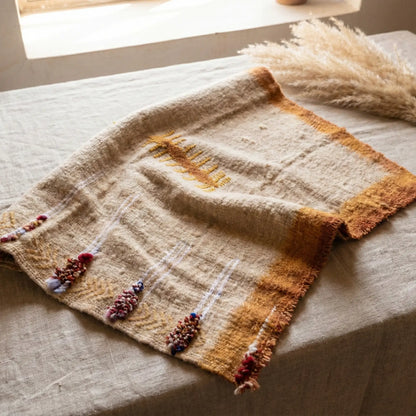 ADGHAR “Tazrzit” – Pièce Décorative Murale, Fait Main par Fatima dans l’Atlas RUGATLAS