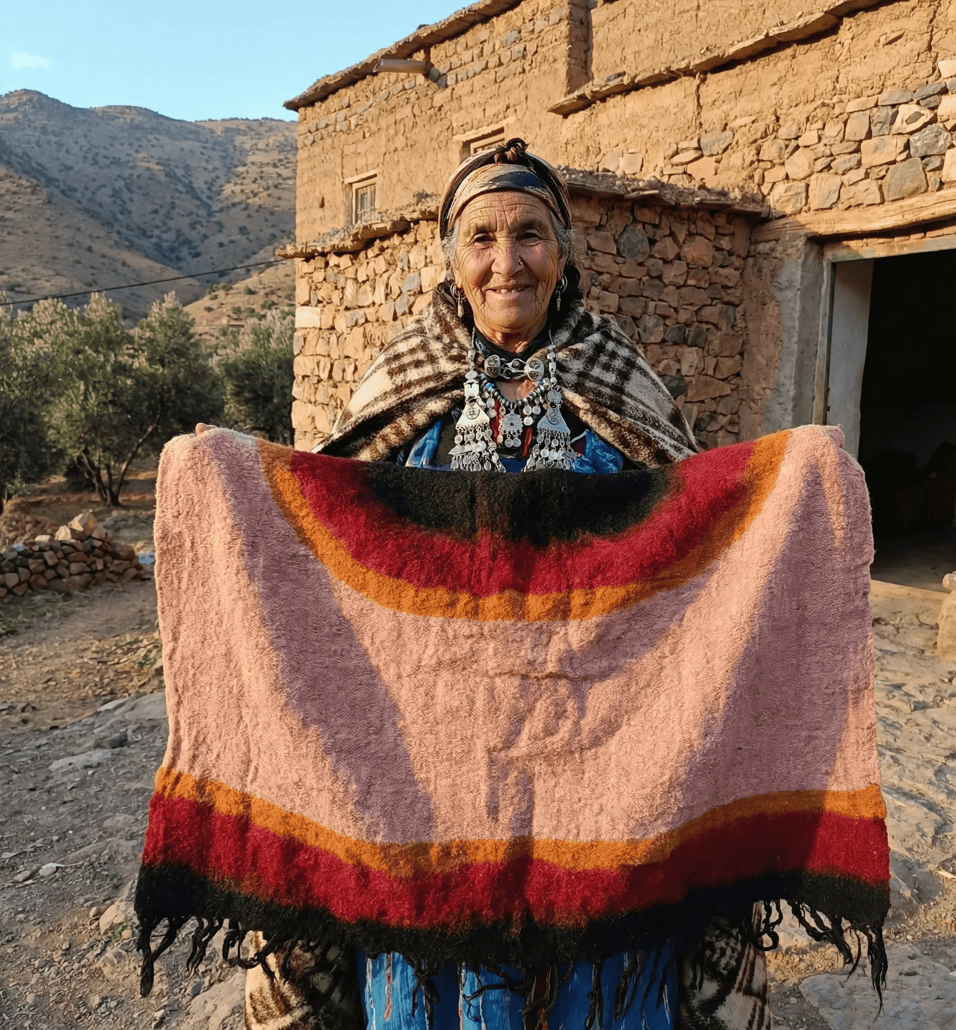 Adghar Fatima – Pièce Décorative Murale Artisanale RUGATLAS