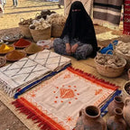 Tapis Mural Berbère "Tazrzit" – Décoration Artisanale Amazigh Fait Main | Rugatlas RUGATLAS