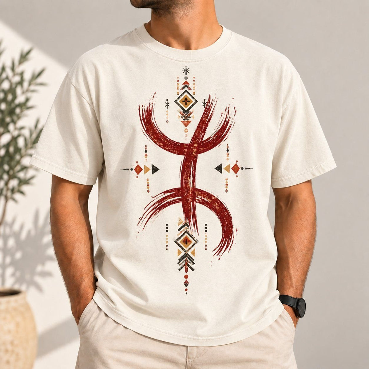 T-shirt Amazigh ⵣ – Héritage Berbère du Maroc
